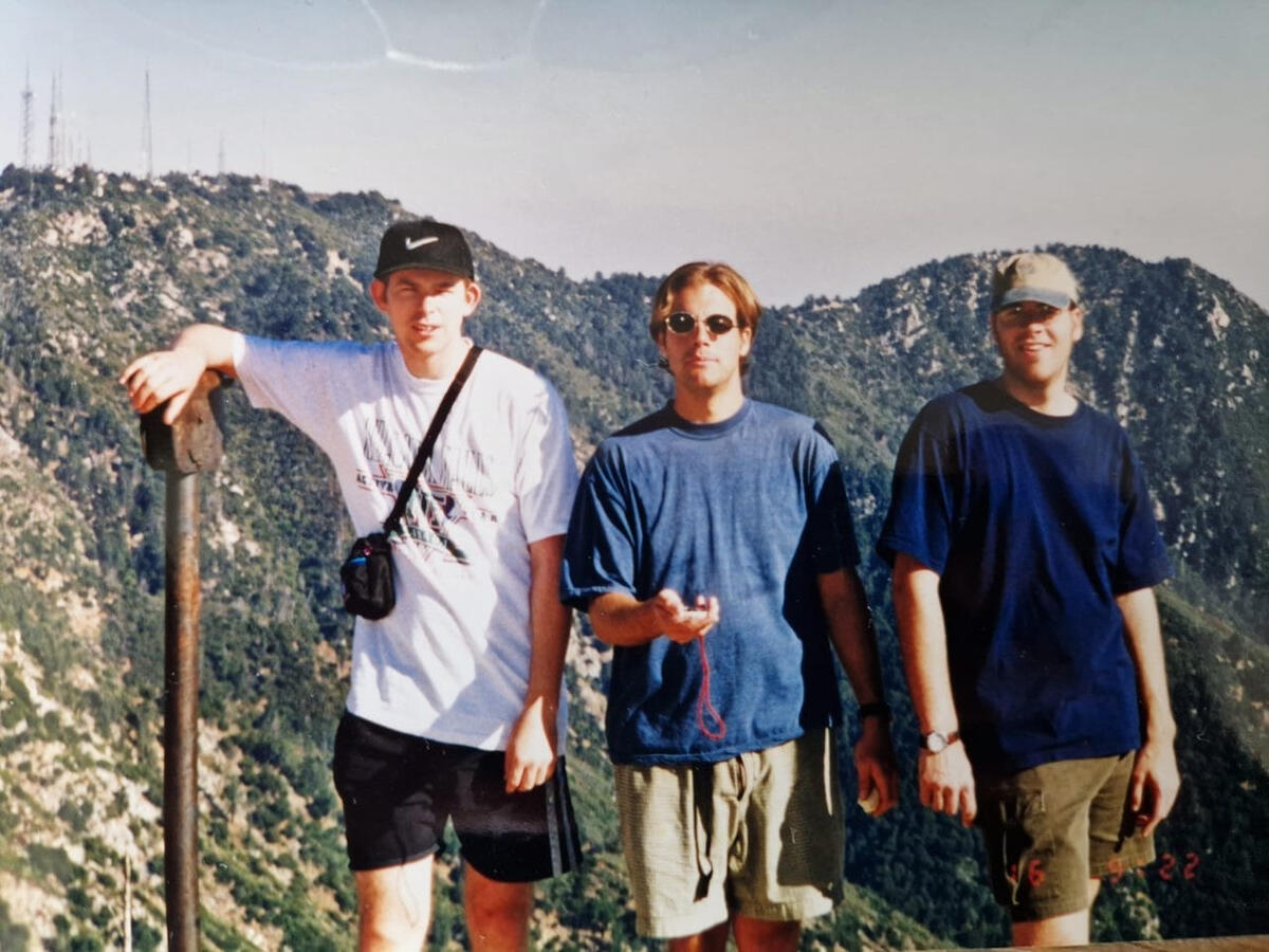 Paul, Mark, and Adam (in their youth)