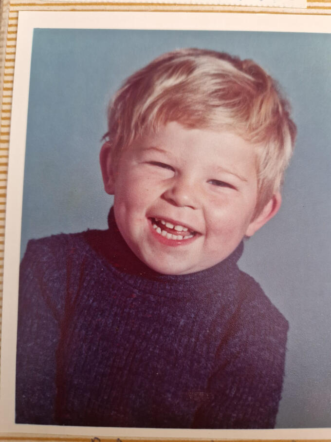 Paul as a two year old